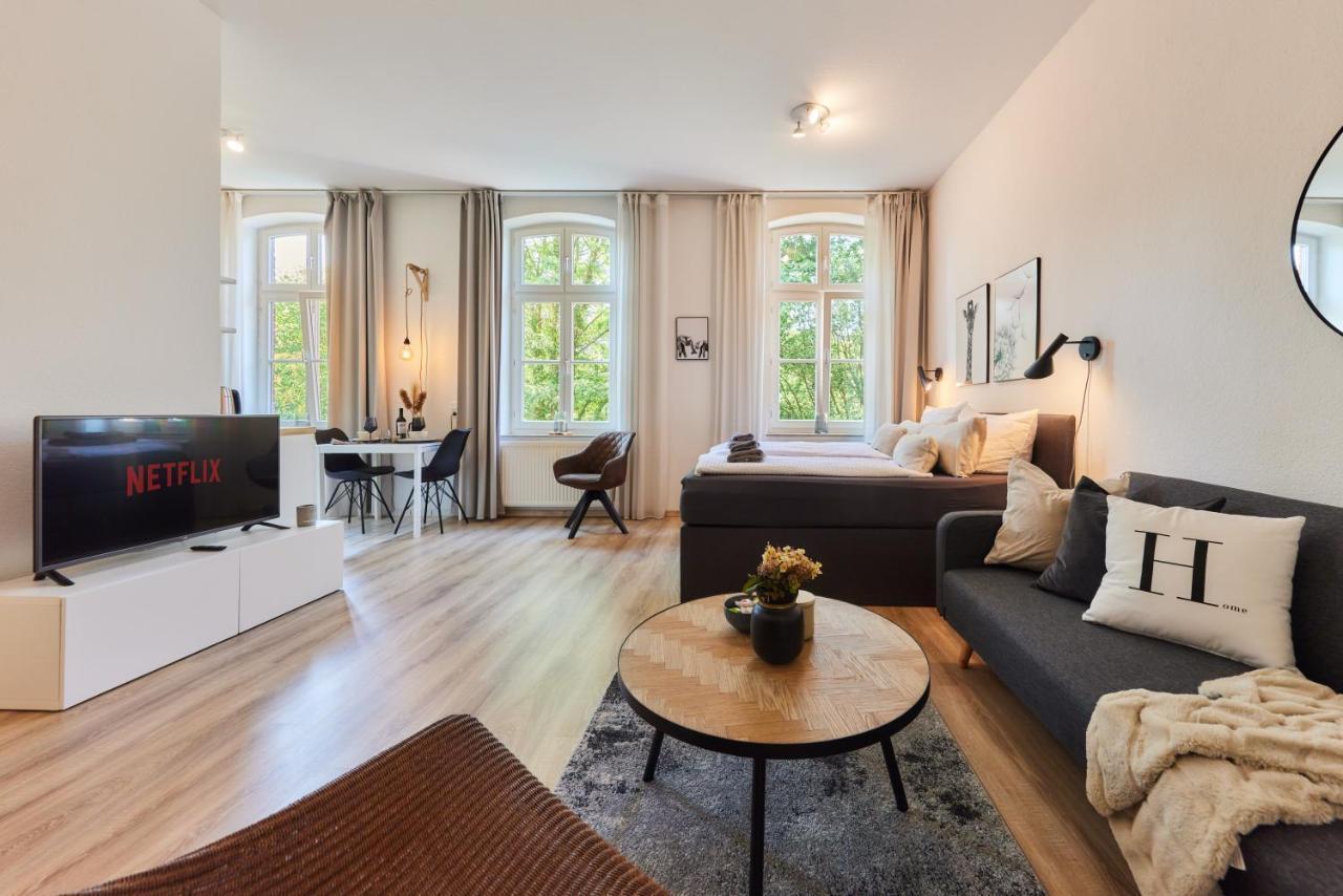 Studio3 Zentral Und Ruhig Mit Parkplatz, 5 Min Z Bali-T Und Gop, Boxspringbett Bad Oeynhausen Exterior photo